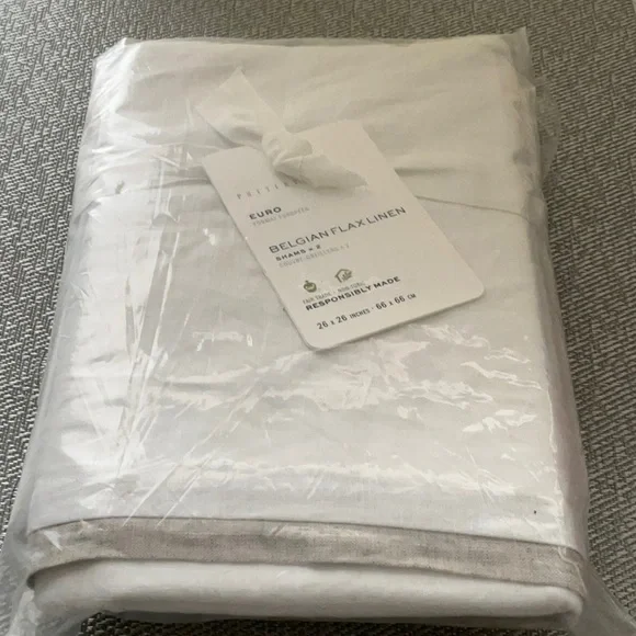 Pottery Barn Belgian Flax Linen Shams - Picture 7 of 7